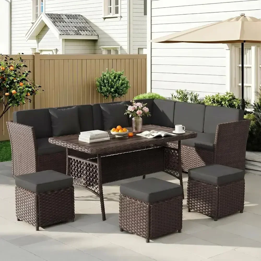Outdoor Furniture Metal Chairs - Conjunto de móveis de jardim em