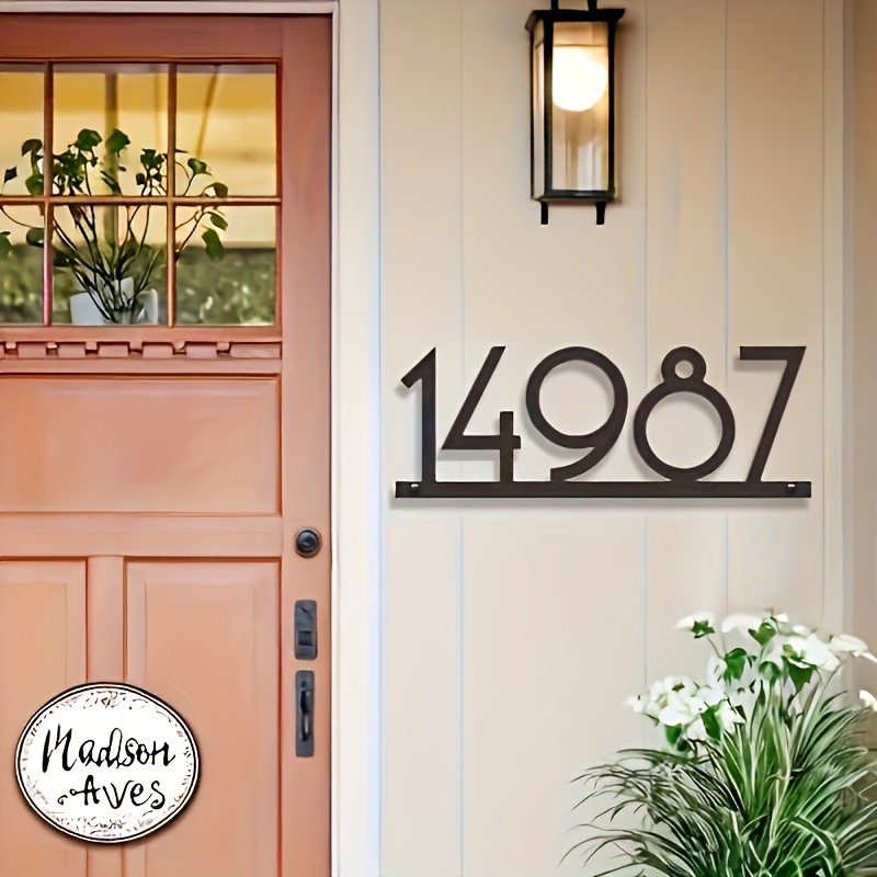 Outdoor Furniture Metal - Placa de Endereço Personalizada em Metal