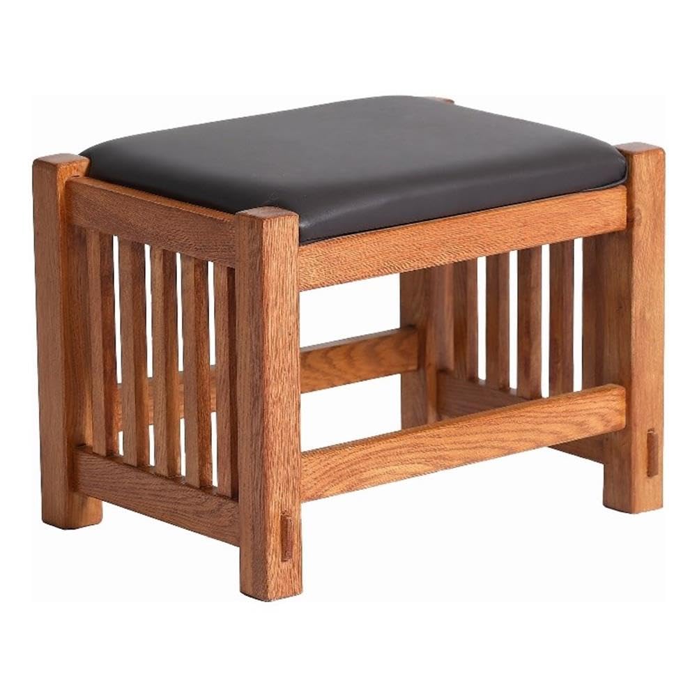 Puff de Madeira Mission Oak co - Outdoor Furniture Wood avaliação e preço