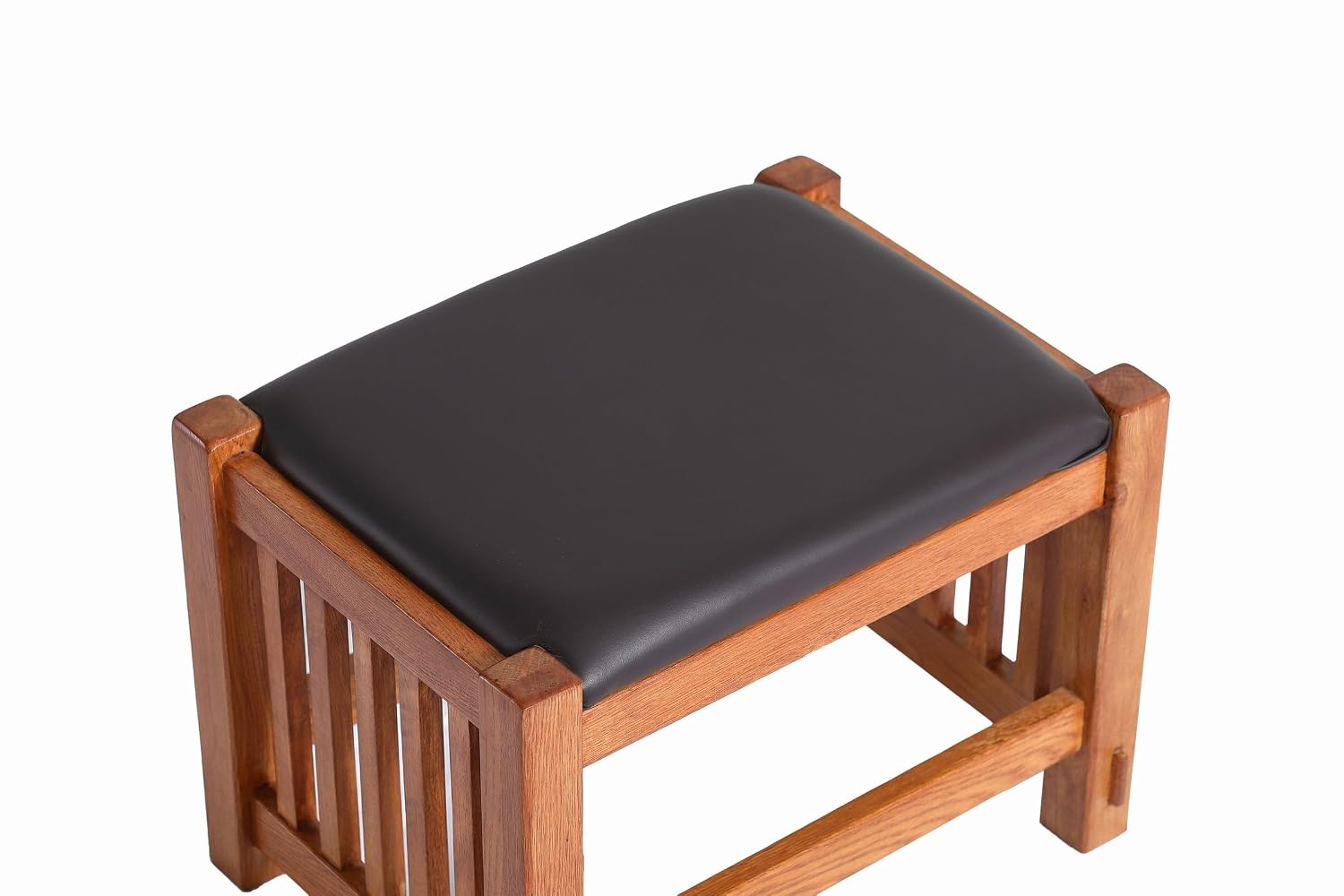 Puff de Madeira Mission Oak co - Outdoor Furniture Wood avaliação e preço