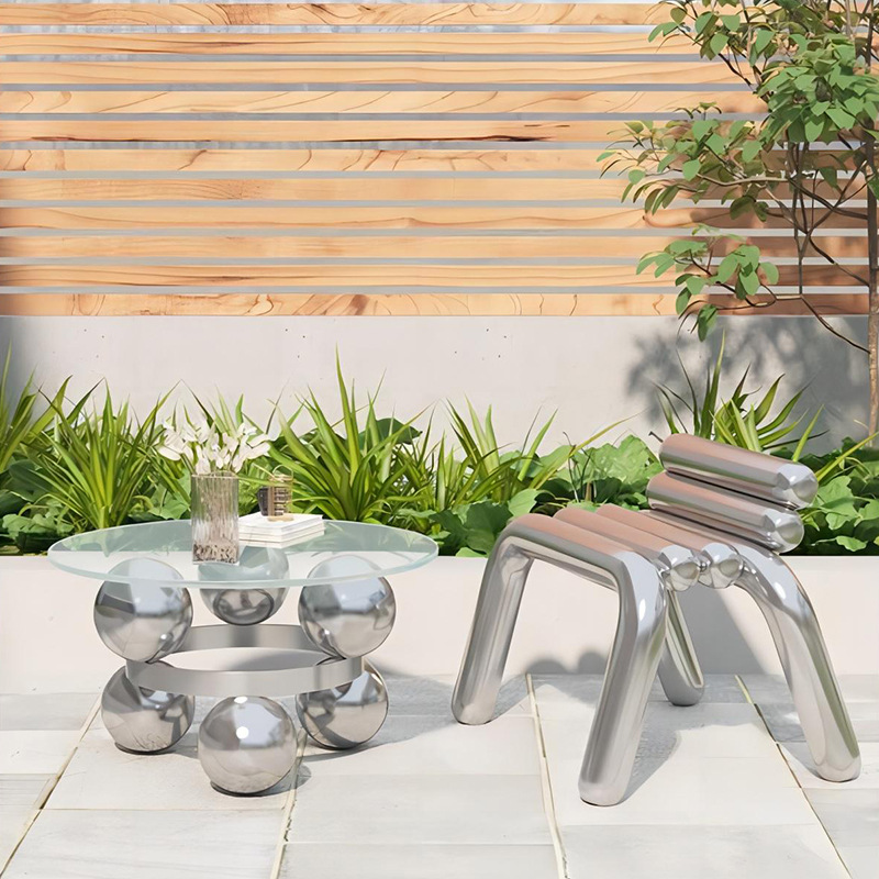 Cadeira de aço inoxidável, lux - Outdoor Furniture Luxury avaliação e preço