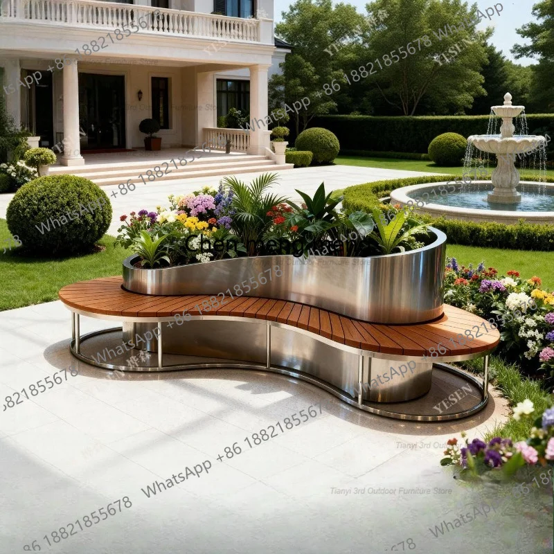 Caixa de Flores em Aço Inoxidá - Outdoor Furniture Metal Chairs avaliação e preço