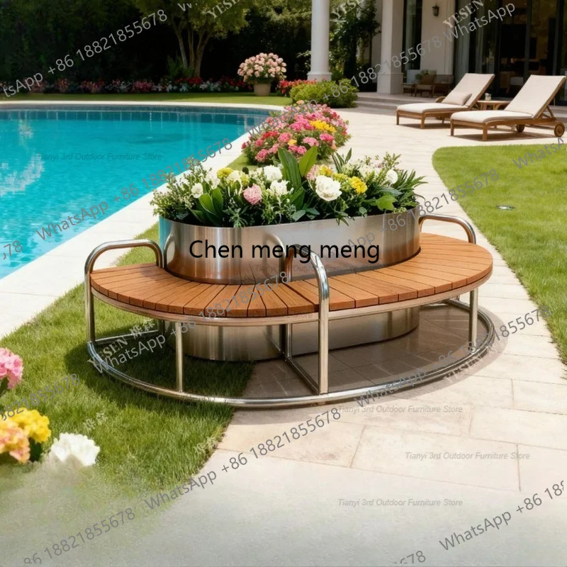 Caixa de Flores em Aço Inoxidá - Outdoor Furniture Metal Chairs avaliação e preço