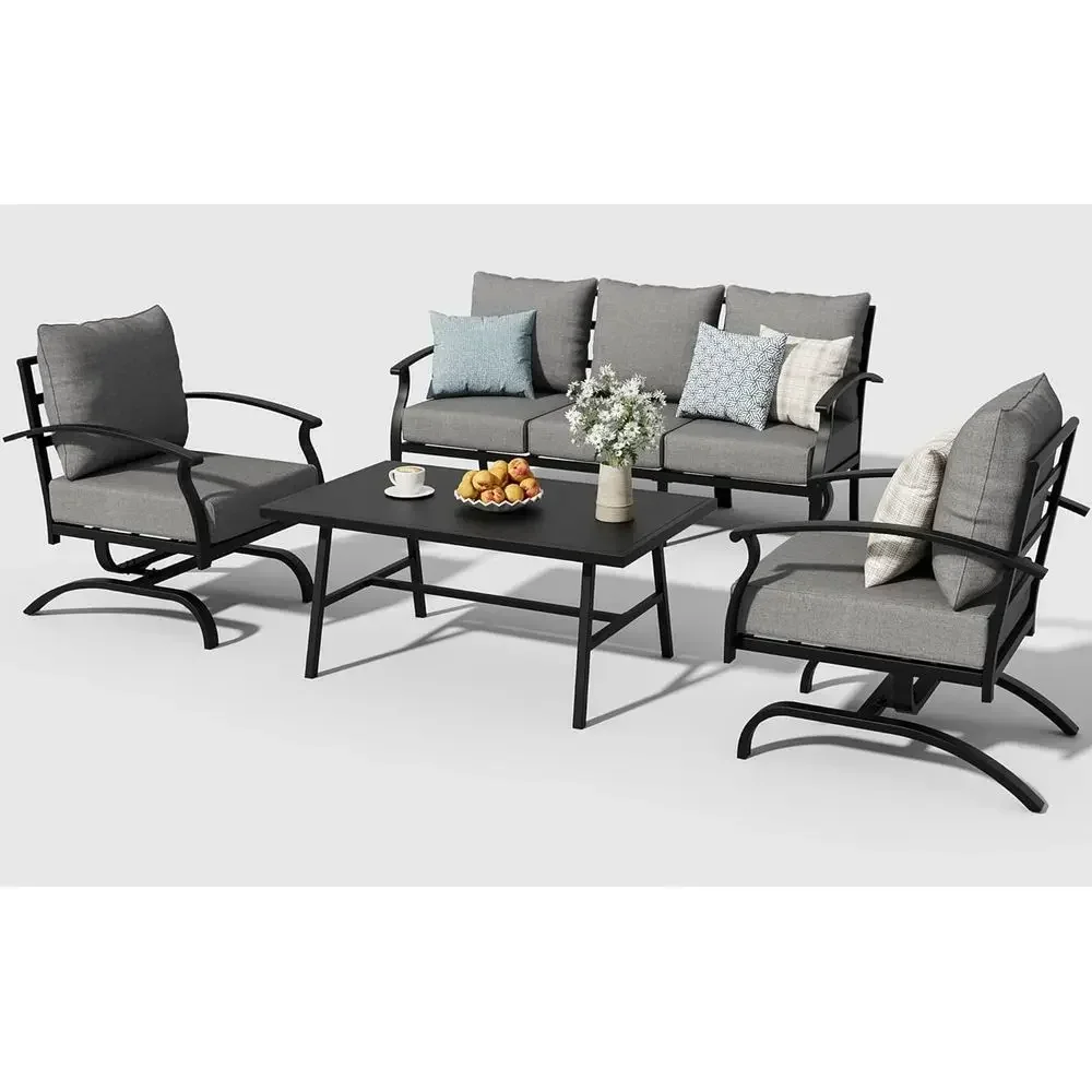 Conjunto de mobiliário de meta - Outdoor Furniture Metal Chairs avaliação e preço