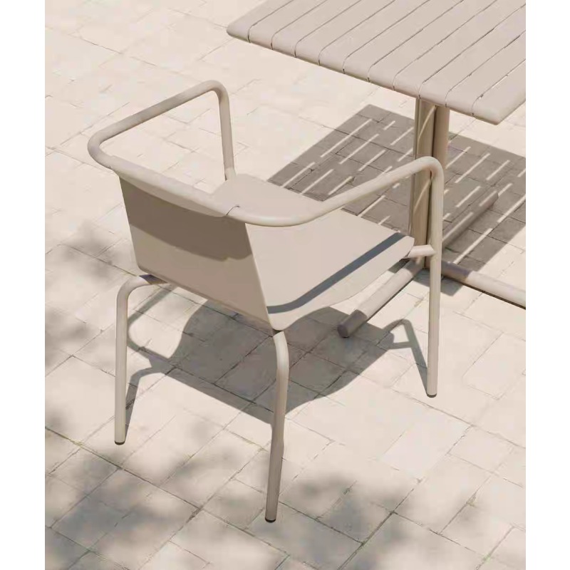 Conjunto de Pátio Escandinavo  - Outdoor Furniture Metal Chairs avaliação e preço