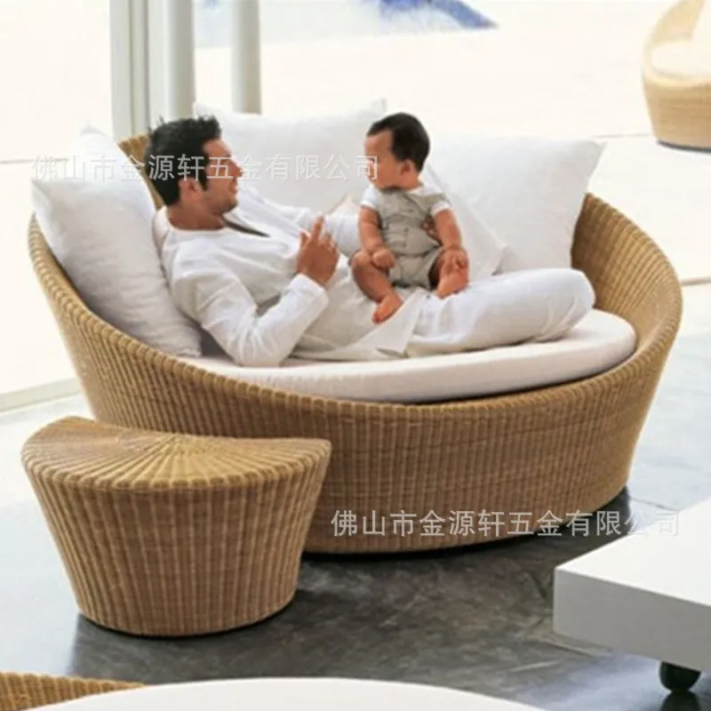 Cama de Descanso Redonda de Ra - Outdoor Daybed Furniture avaliação e preço